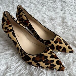 Sophia Webster Leopard Print Calf Hair Rio Pumps Size 38.5
